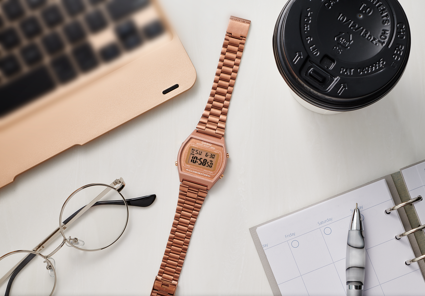Casio Vintage Rose Gold